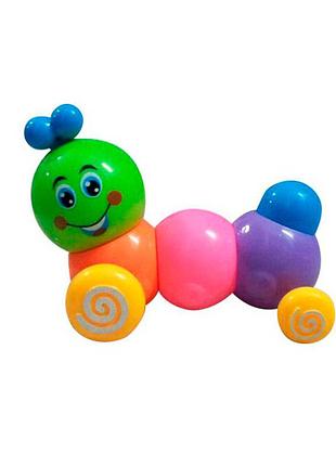 Игрушка гусеница, заводная, ездящая 0590a