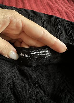 Топ жіночий bershka чорний 3