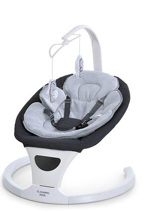 Убаюкивающий центр пульт 5 скоростей bt app сенсор серый me 1175 (me 1175 medium gray)