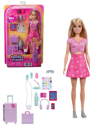 Набір barbie з лялькою малібу “подорож мрії”