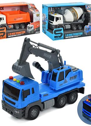Строительная техника машинка музыкальная js101-02b-103a
