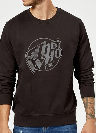 Світшот чорний loys музика рок the who m