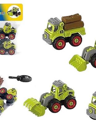 Машина конструктор cxl900-104a 4шт в кульку р.31х6,9х28 см yg toys