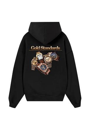 Худи loys толстовка с принтом watch gold standards hoodie, черный s