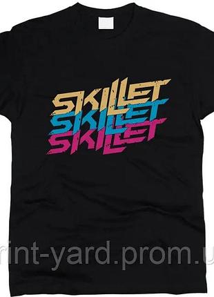 Футболка чорна loys music skillet