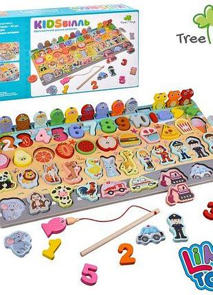 Деревянная игрушка развивающий центр рыбалка сортер md 2903 (md 2903)