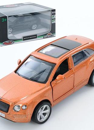Джип металлический с резиновыми колесами as-3057 автосвіт,bentley bentayga