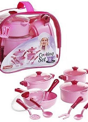 Набор игрушечной посуды cooking set 9 pcs (71726)