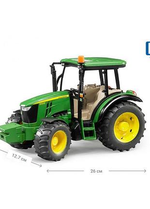 Іграшковий трактор john deere 5115m, дитяча модель (2106)