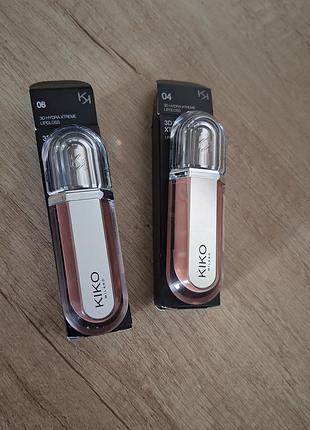 Блиск для губ kiko milano 3d hydra xtreme lipgloss
