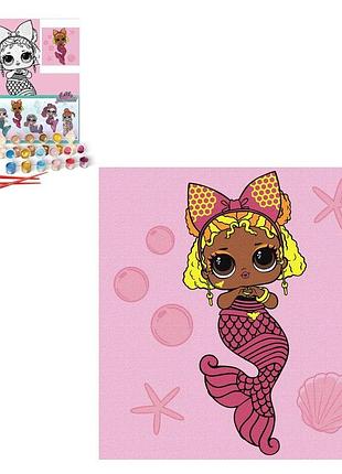 Набор для росписи для детей "lol surprise! mermaids queen bee" 40х40см