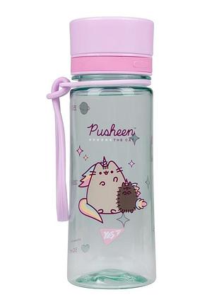Бутылка для воды yes "pusheen" 400 мл, с милым принтом (708178)