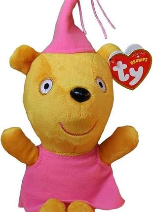 М’яка іграшка ty peppa pig принцеса тедді 15 см (46268)