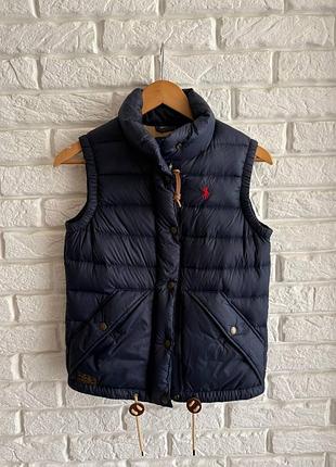 Polo ralph lauren xs жіноча пухова жилетка