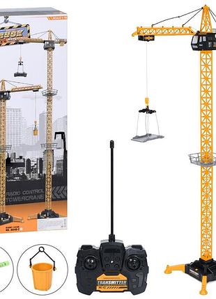 Радіокерований будівельний кран на акумуляторі 1:18 з usb та підсвічуванням (8640-2)