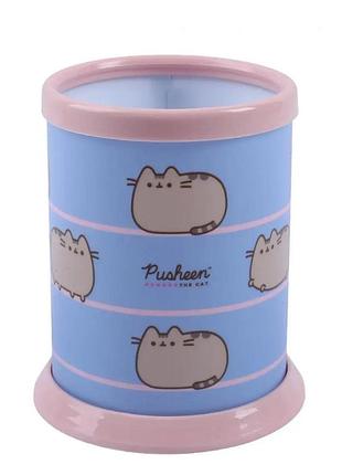 Стакан для письменных принадлежностей yes "pusheen" разборной