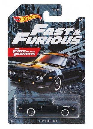 Коллекционная модель автомобиля форсаж hot wheels (hnw46)