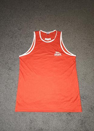 Спортивна боксерська майка lonsdale london (червона)