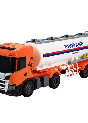 Автомодель "large truck" – автоцистерна scania, світло та звук (6418ks)