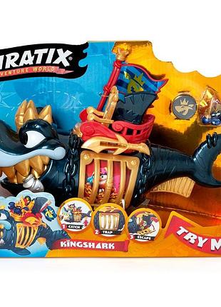 Игровой набор piratix s - королевская черная акула (ppxsp112in11)