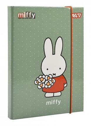 Папка для тетрадей yes b5 картонная miffy школьная (500256)