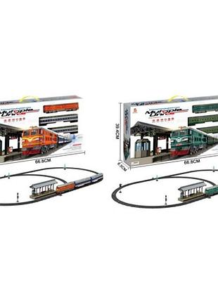 Железная дорога игрушечная с музыкой и светом 22915