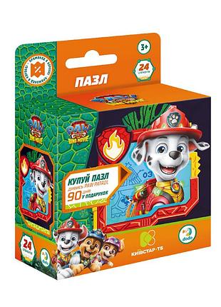 Пазл на 24 элемента paw patrol. маршалл
