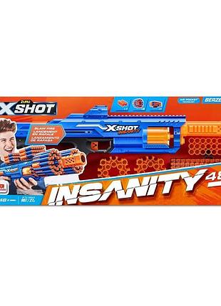 Бластер x-shot insanity-berzerko 8 shot: быстрострельный, 48 патронов (36610r)