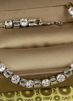 Браслет xuping jewelry сіленд 21 см 5 мм сріблястий
