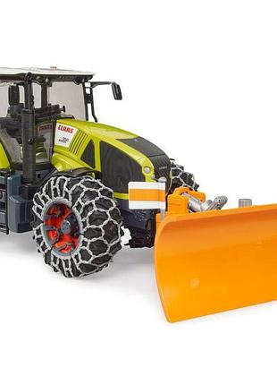 Машинка-трактор claas axion 950 для уборки снега, детская игрушка (3018)
