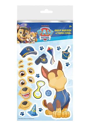 Создай героя "гончик". набор наклеек тм "paw patrol"