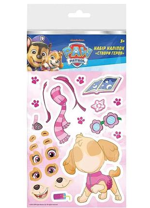 Создай героя "скай". набор наклеек тм "paw patrol"