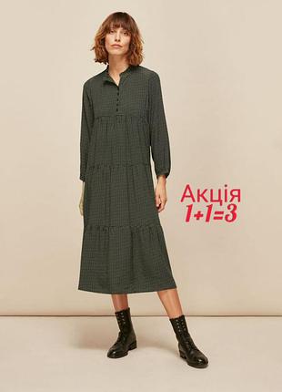 Вискозное миди платье whistles multicolour longline mark enora dress