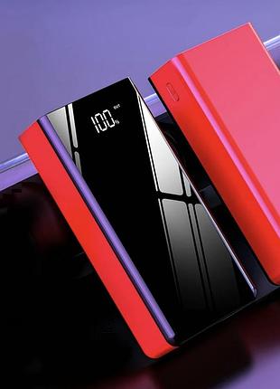 Повербанк red meteorite-60 60000 mah 480w з дисплеєм та 2 led-ліхтарями