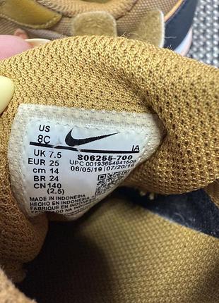 Оригинальные кроссовки nike липучка 3