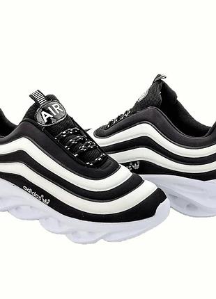 Кросівки adidas air boost білі чорні чоловічі адідас (розміри: 42) відео огляд