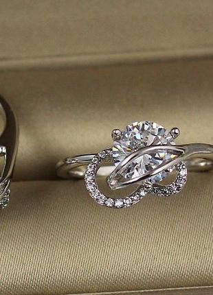 Кільце xuping jewelry жозефіна 17 р сріблясте