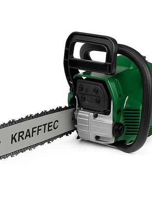 Бензопила цепная с автоматическим маслом krafftec 5800, пила бензиновая для обрезки деревьев ic-36