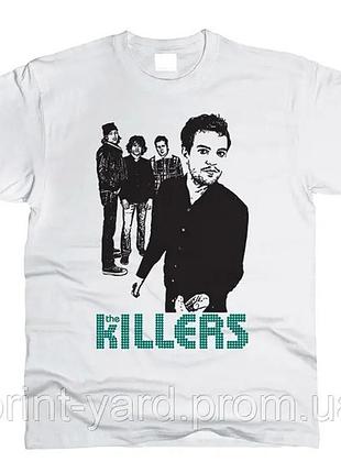 Футболка белая loys music the killers