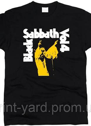 Футболка черная loys music black sabbath vol4