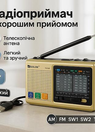 Портативний радіоприймач з хорошим прийомом mp3, сучасне цифрове радіо з класичним виглядом vo-85