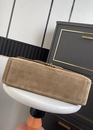 Сумка замшева maxi flap bag 5