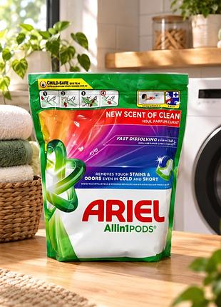 Пральний порошок ariel allin1 pods капсули для прання універсал