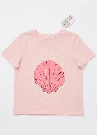 Детская футболка primark, розовая, 6-7 лет, 122 см