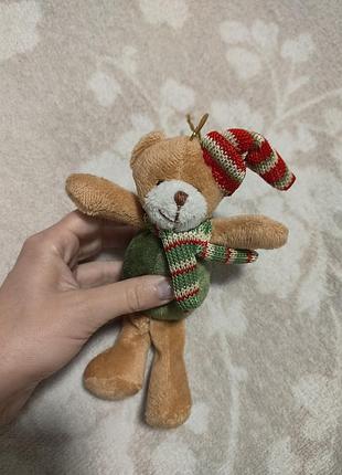 М'яка іграшка ведмедик різдвяний 4