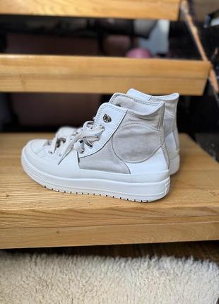 Кеди converse високі білі 2