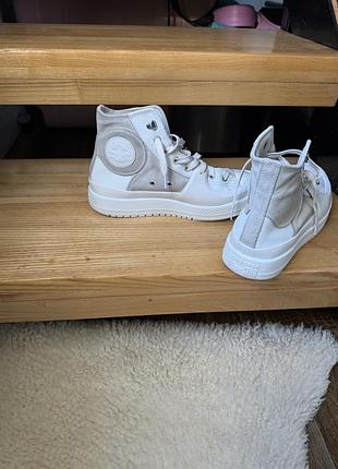 Кеди converse високі білі 5