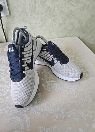 Кросівки nike dualtone racer сірі з синім