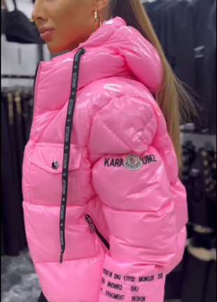 Жіноча куртка moncler рожева 3