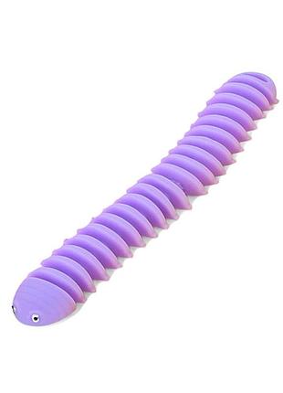 Детская игрушка-антистресс "гусеница" ms 3657(violet) 21 см